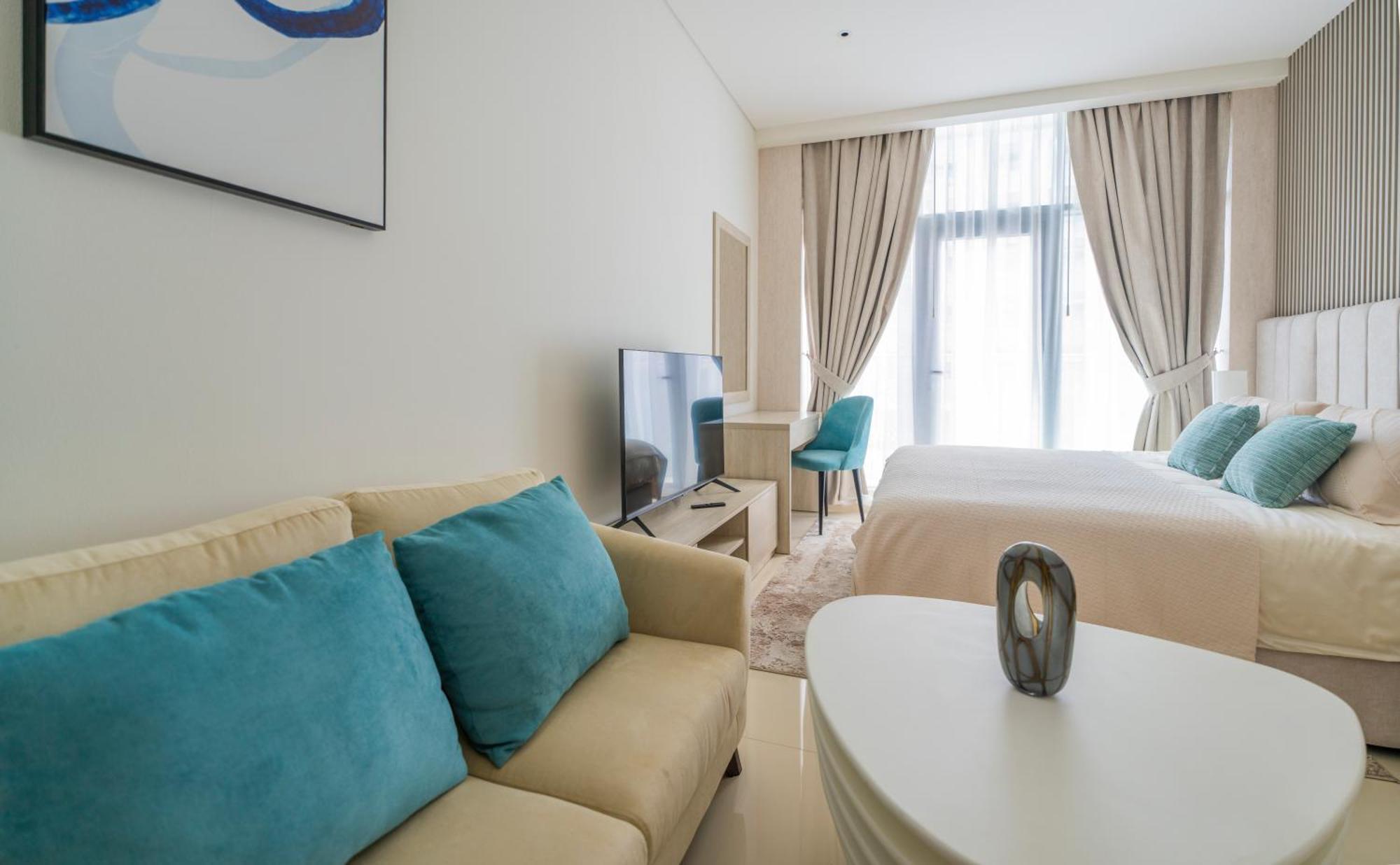 Studio With Pool And Private Beach Access On Palm Jumeirah Dubaj Exteriér fotografie