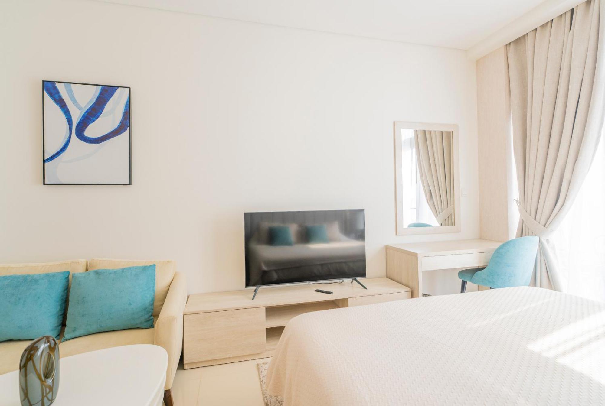 Studio With Pool And Private Beach Access On Palm Jumeirah Dubaj Exteriér fotografie
