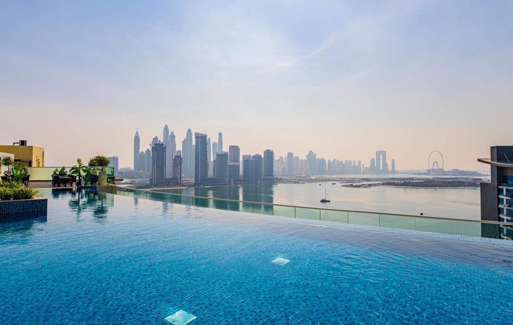 Studio With Pool And Private Beach Access On Palm Jumeirah Dubaj Exteriér fotografie