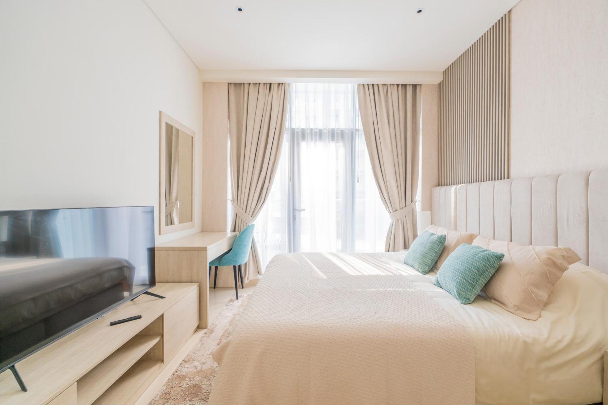 Studio With Pool And Private Beach Access On Palm Jumeirah Dubaj Exteriér fotografie