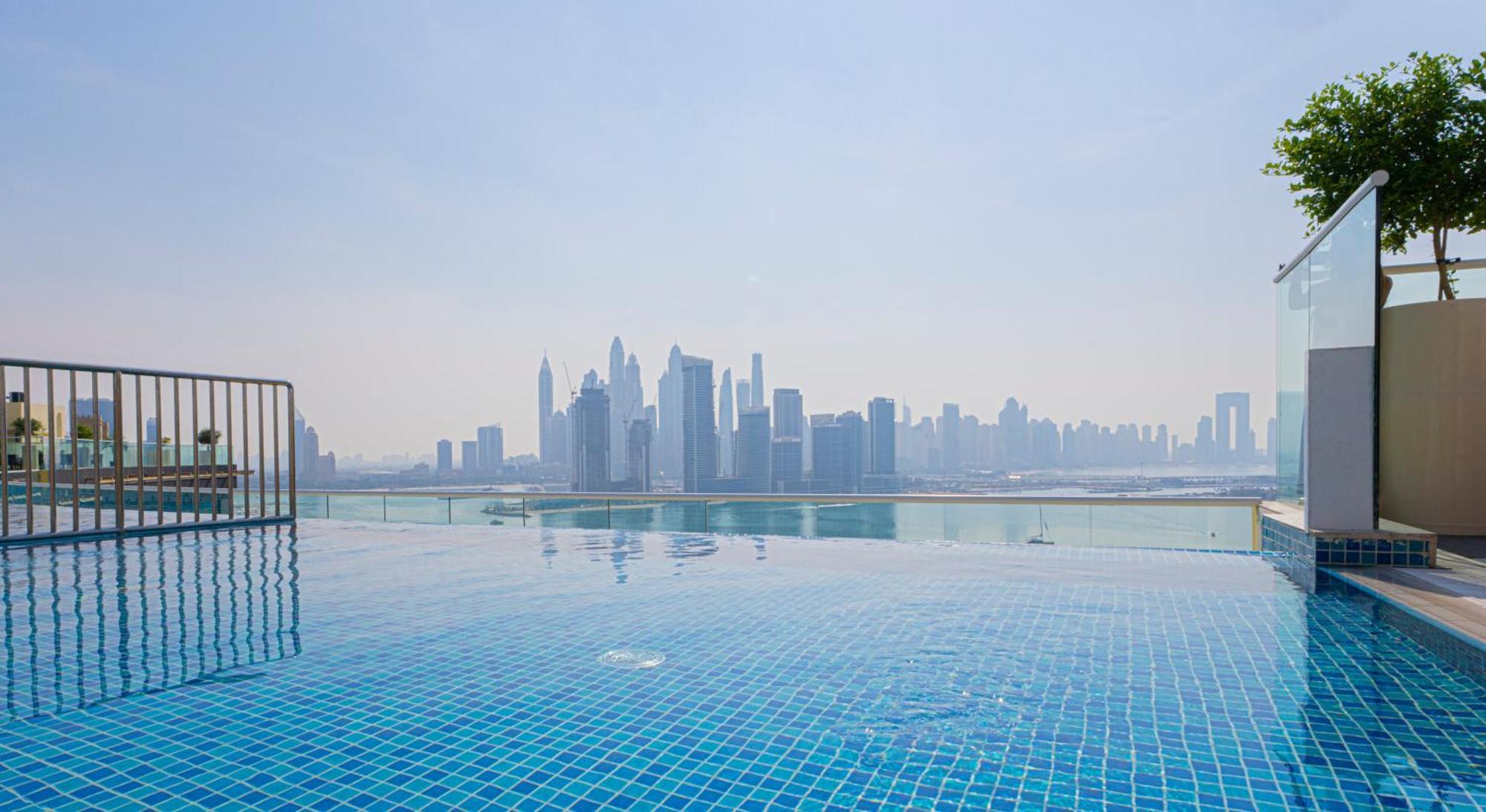Studio With Pool And Private Beach Access On Palm Jumeirah Dubaj Exteriér fotografie